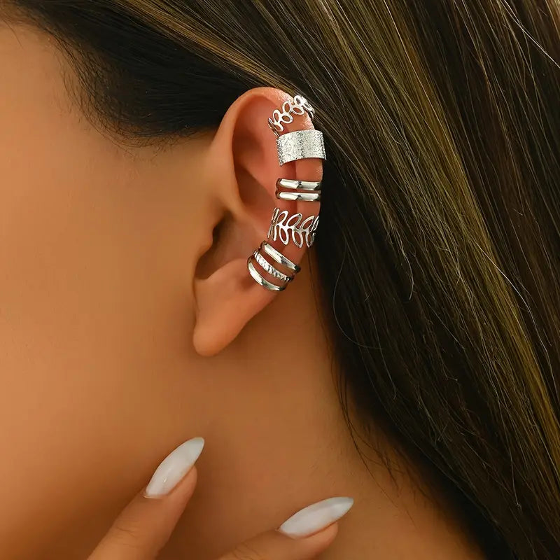 Modern Earrings with Polished finish