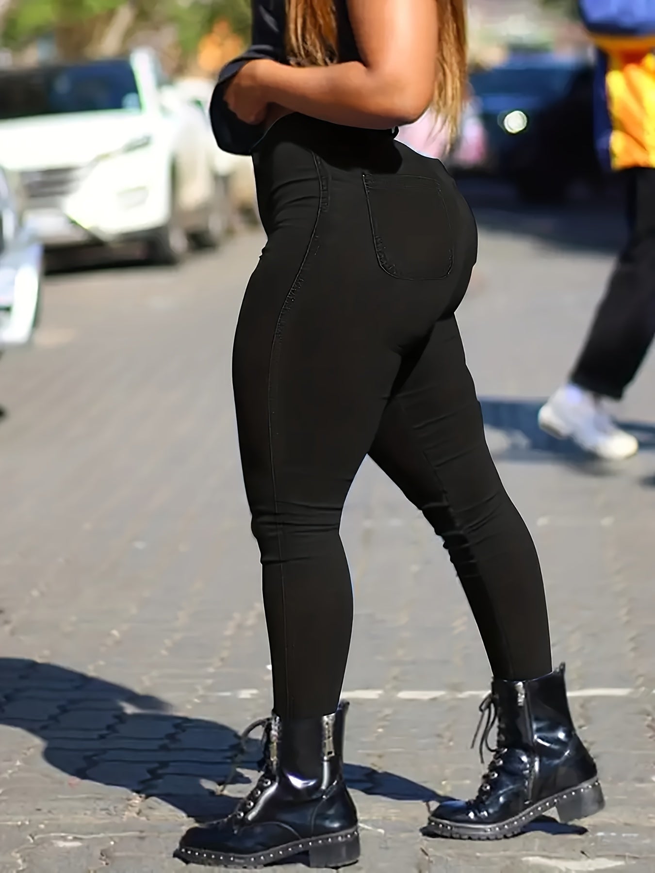 Timeless Black Viscose Pants
