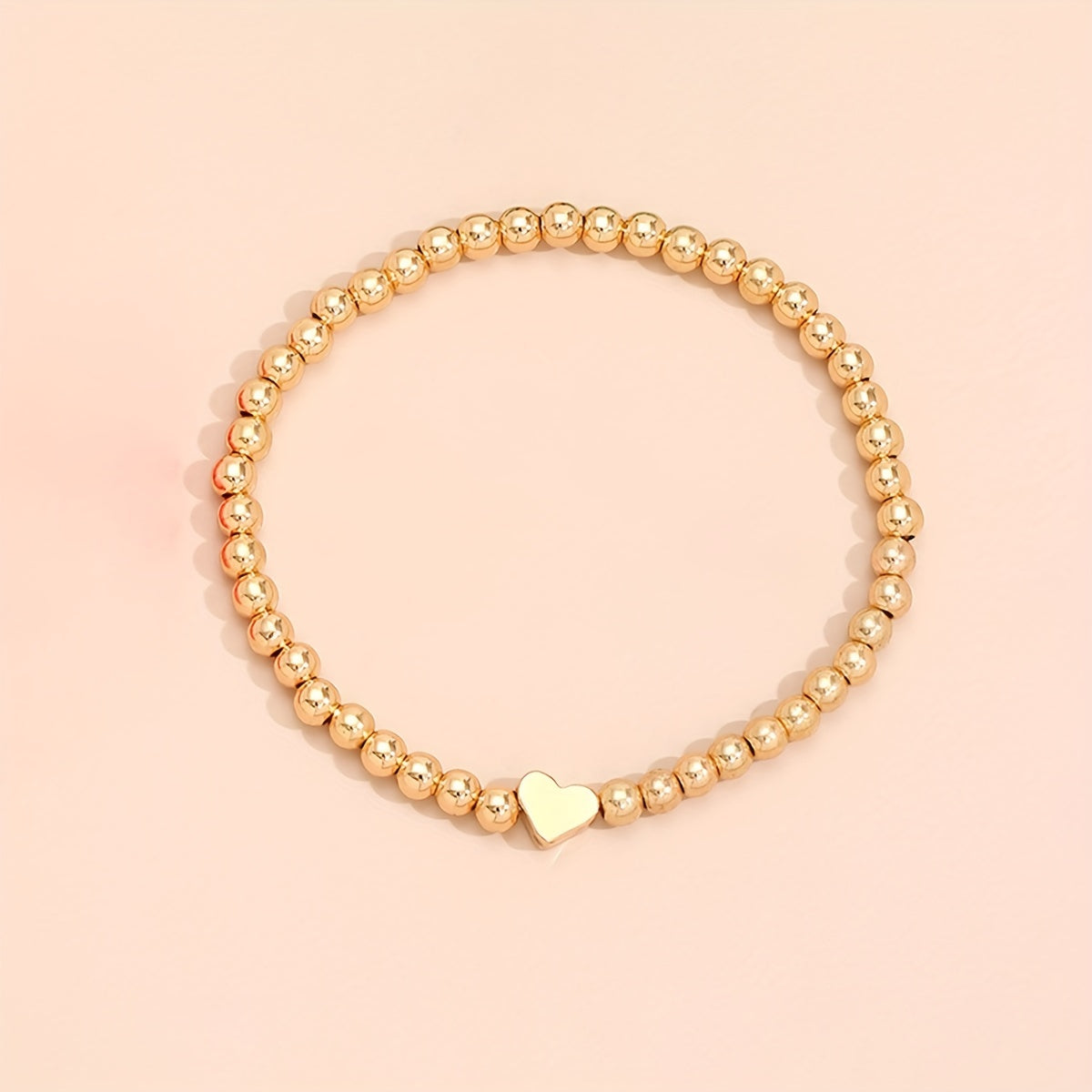 Boho 4-Piece Necklace & Bracelet Set with Polished finish