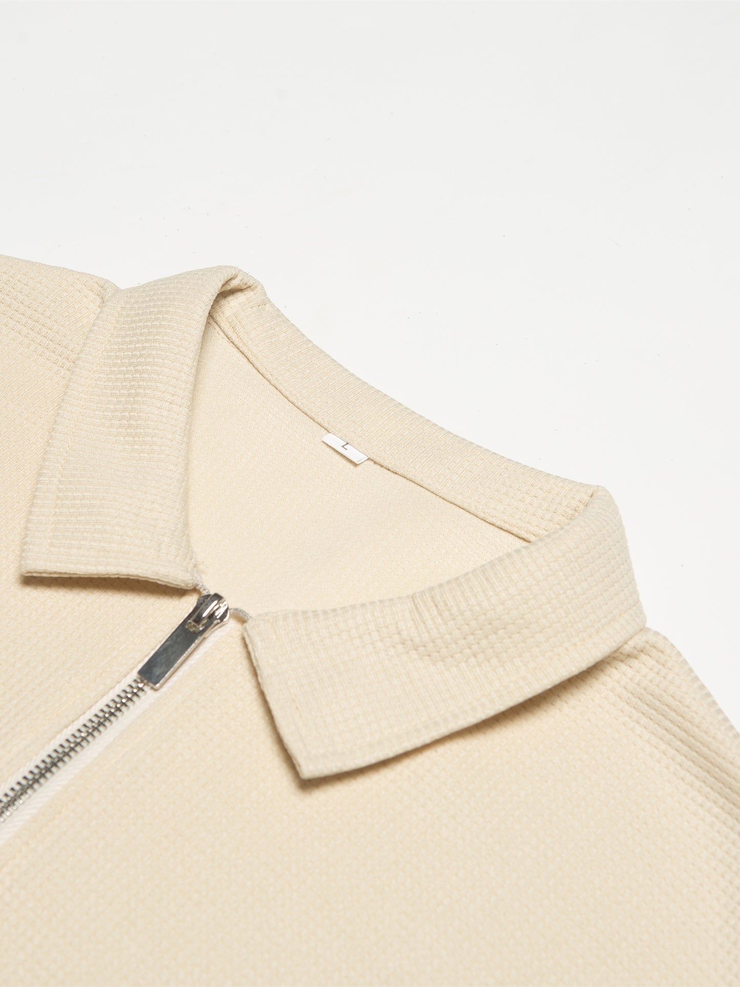 Men's Solid Short Sleeve Zipper Shirt, Casual Male Shirt For Summer Outdoor, Gift For Men