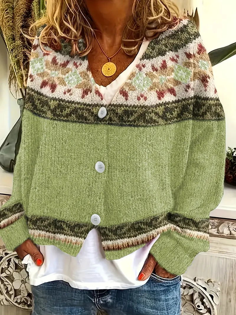 Striped Knit Cardigan