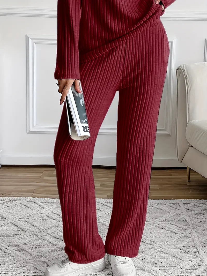 Solid Spandex Sweater Targeted Solid