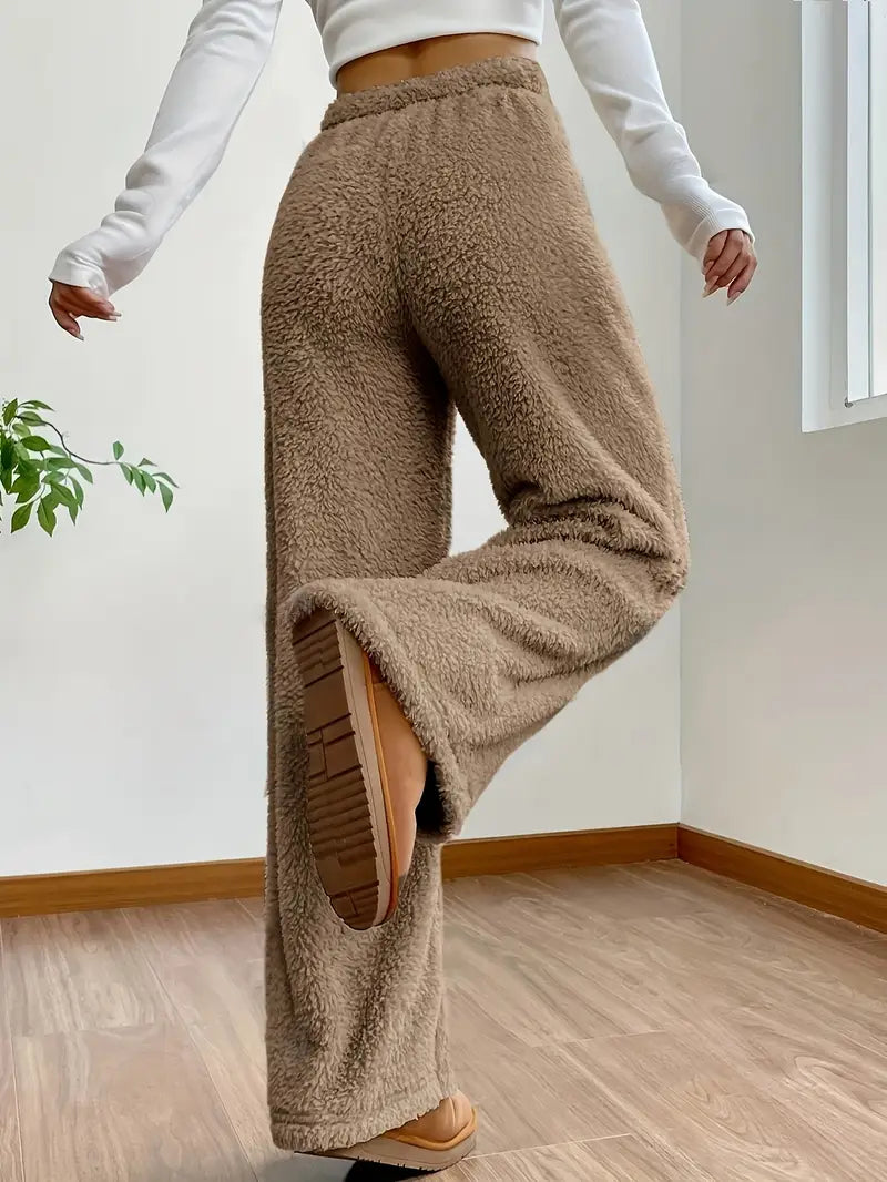 Solid Fleece Sweater High