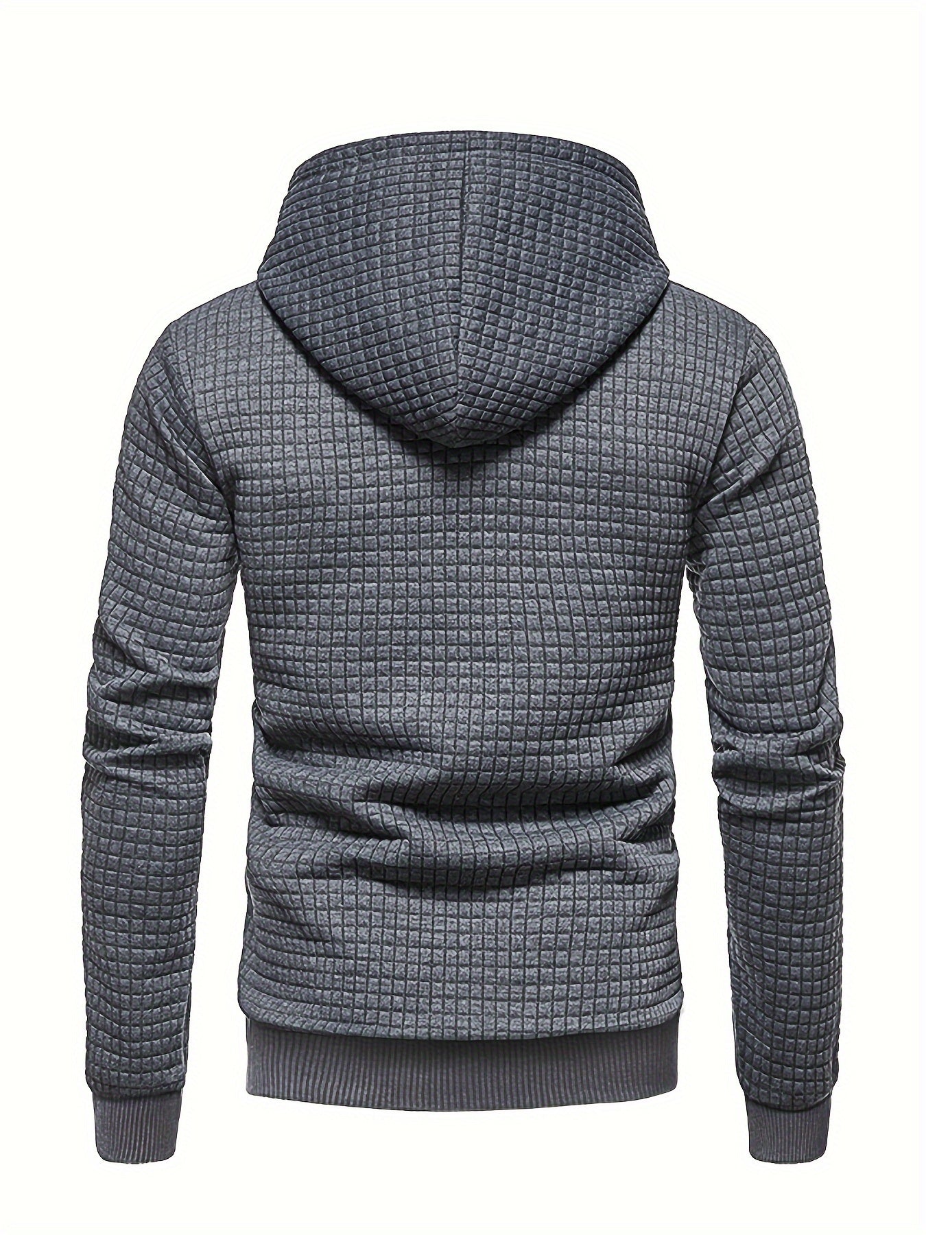 Men's Sporty Hooded Sweatshirt - Navy Blue with Copper Bow Accents, Regular Fit, Machine Washable, High-Quality Fabric for Casual & Athletic Wear, Sweater Hoodie, Everyday Comfort, Textured Knit Fabric