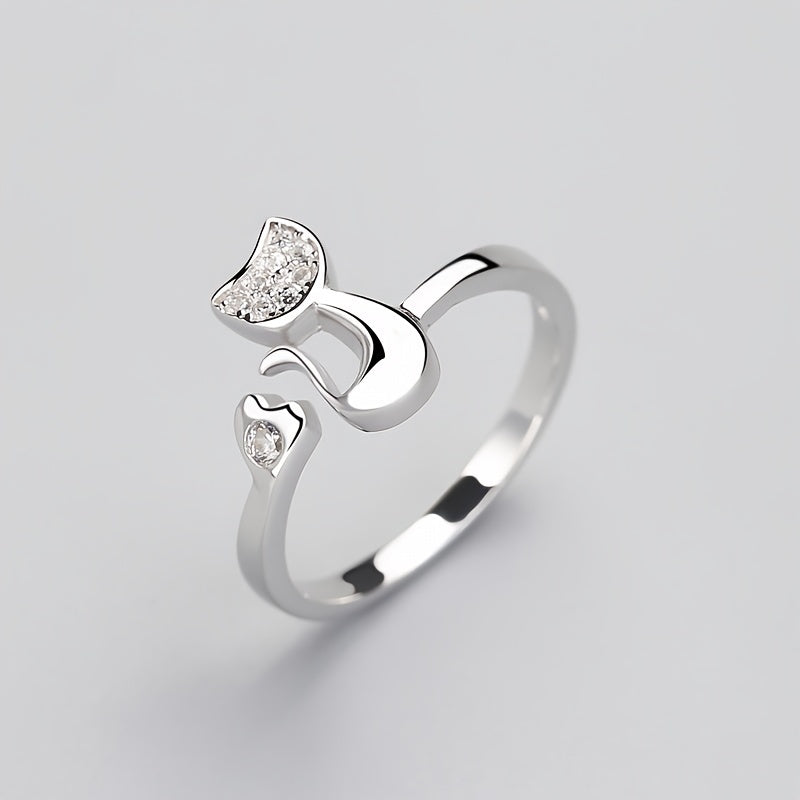 Vintage Ring with Gold-tone