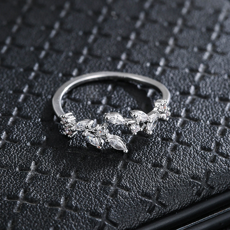 Evening 1-Piece Ring Set with Gold-tone