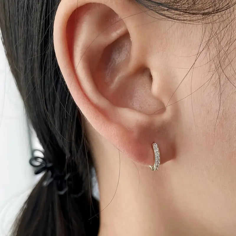 Boho Earrings with Gold-tone