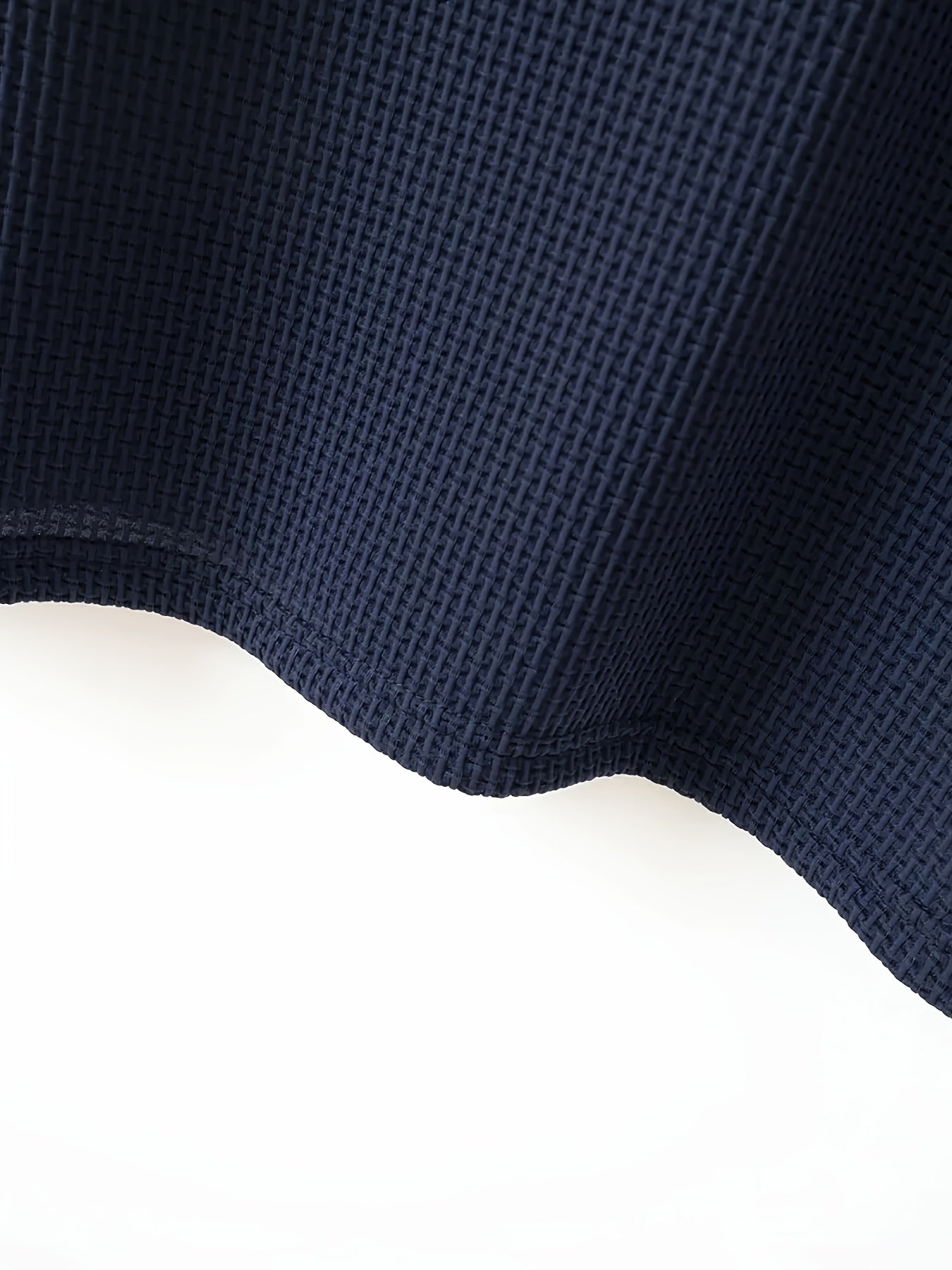 Men's Solid Color Waffle Knit T-Shirt - Breathable Stretch Fabric, Moisture-Wicking Round Neck Short Sleeve Tee for Summer Outdoor Sports & Casual Wear