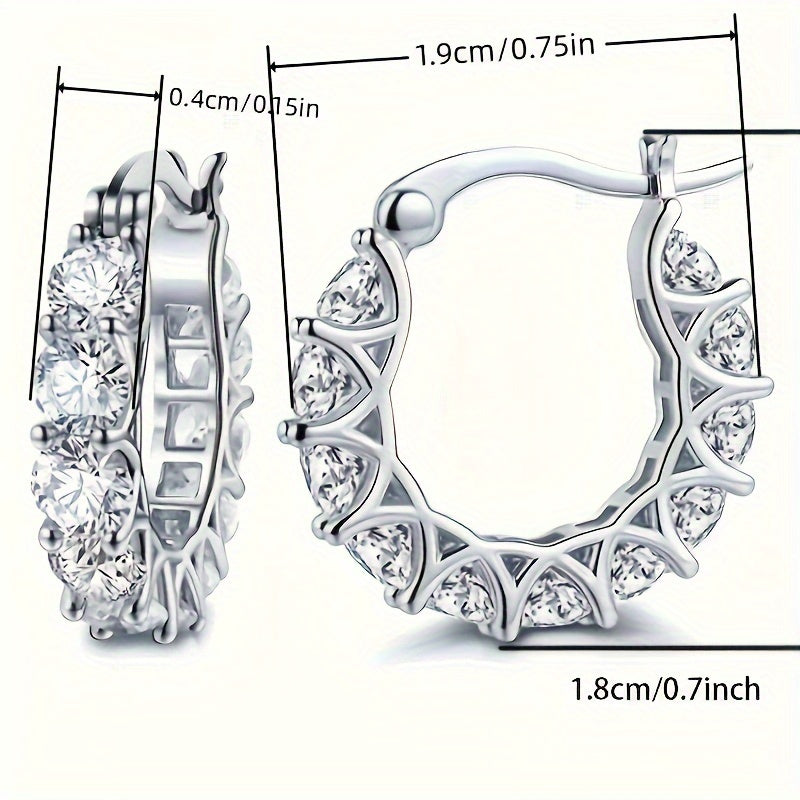 Vintage Earrings with Gold-tone