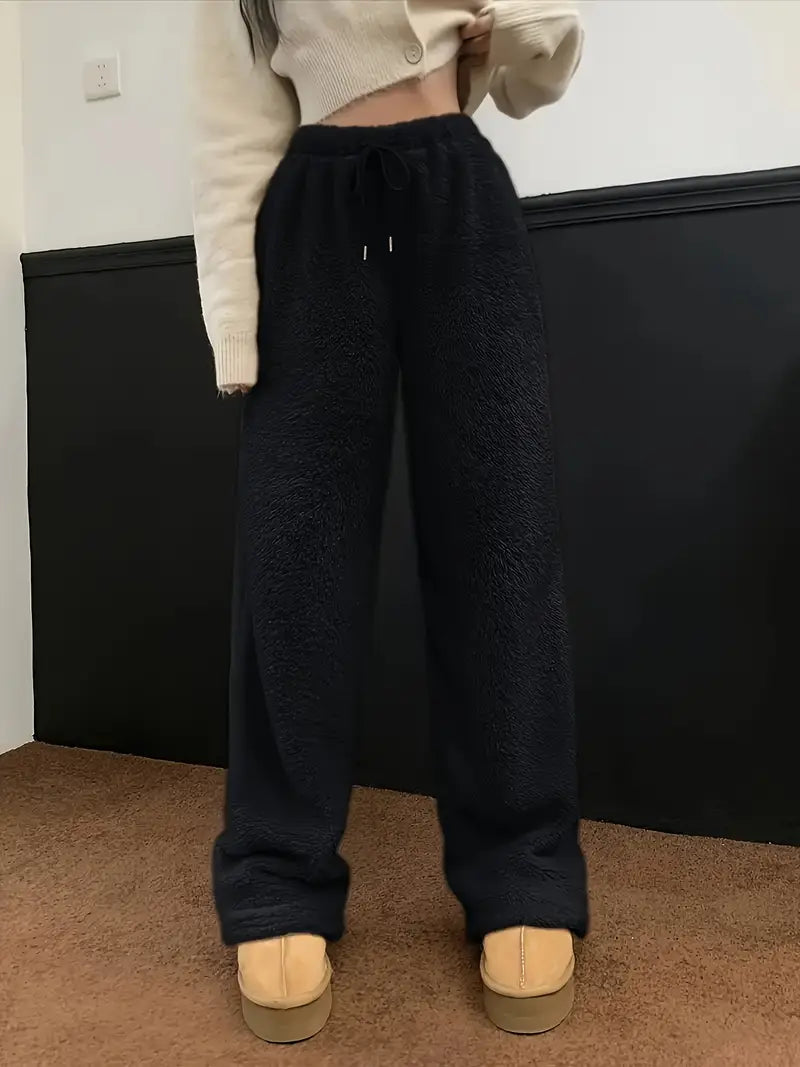 Solid Knit Sweater Solid High Waist