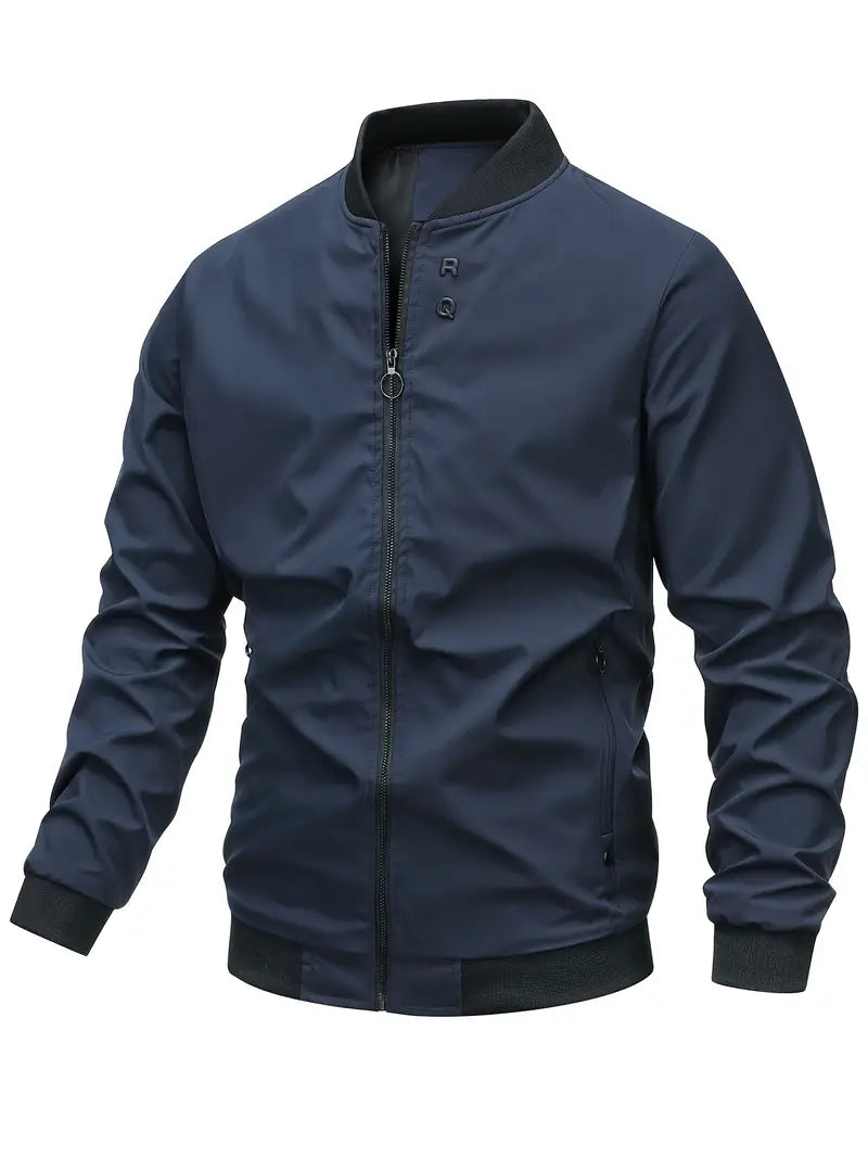 Polyester Zip Long Sleeve Jacket