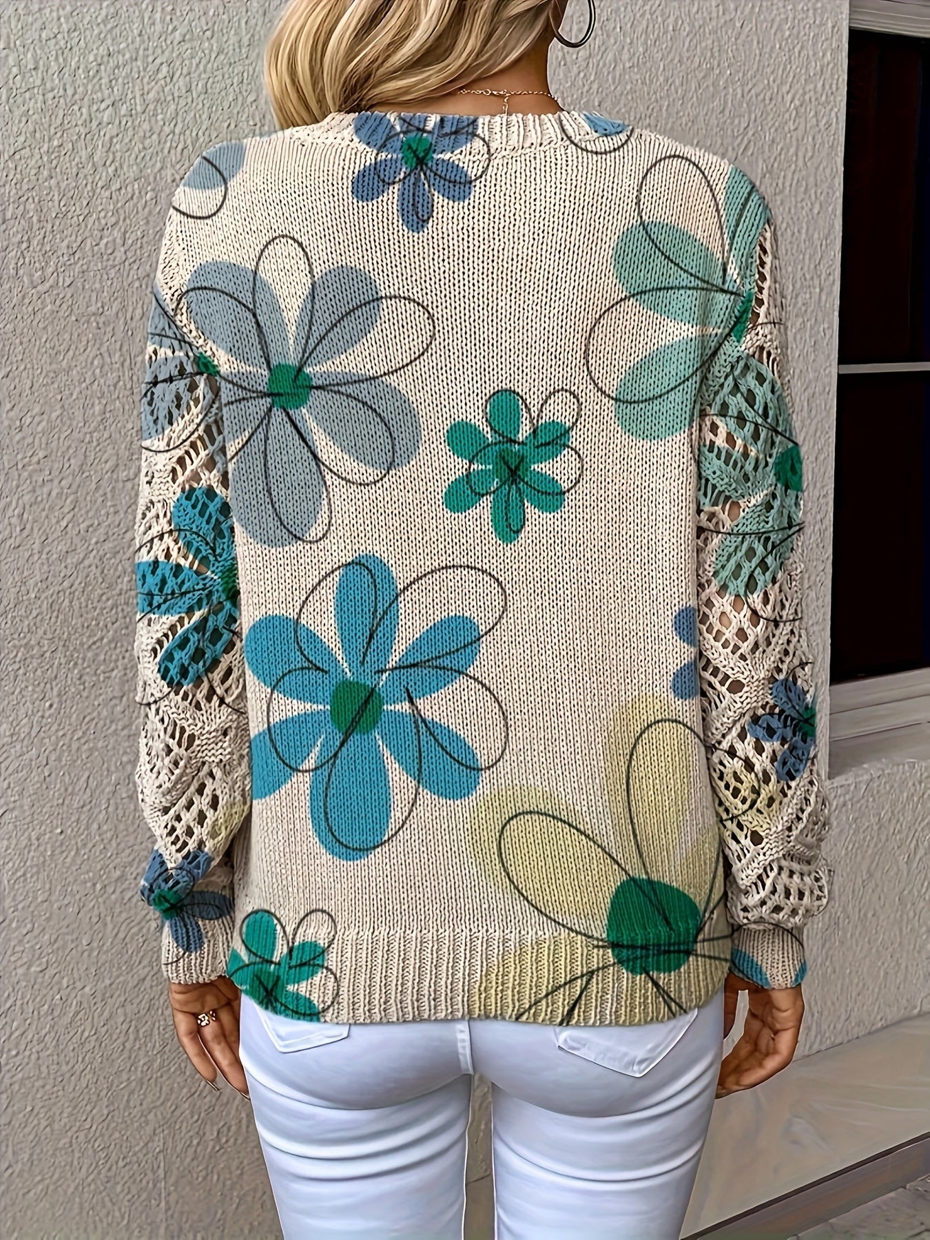 Women'S Elegant V-Neck Sweater - All-Season Long Sleeve Pullover Sweater in Beige, Brown, Pink, Black, White, Gray - Office, Party, Everyday Chic Sweater for Women - Year-Round Wardrobe Essential, Office Attire, Bohemian Style, Comfortable Fit