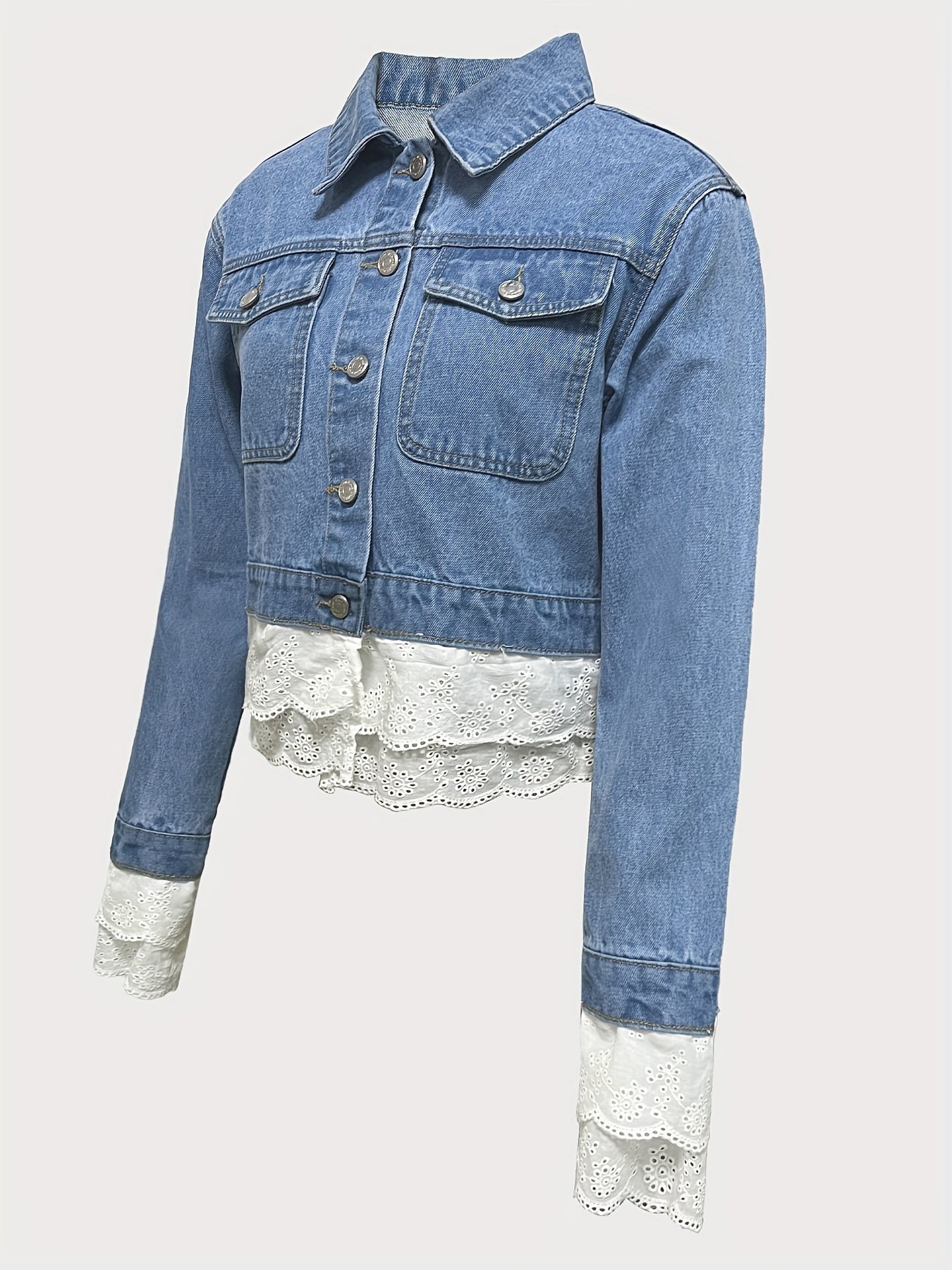 Timeless Blue Polyester Pants with Button