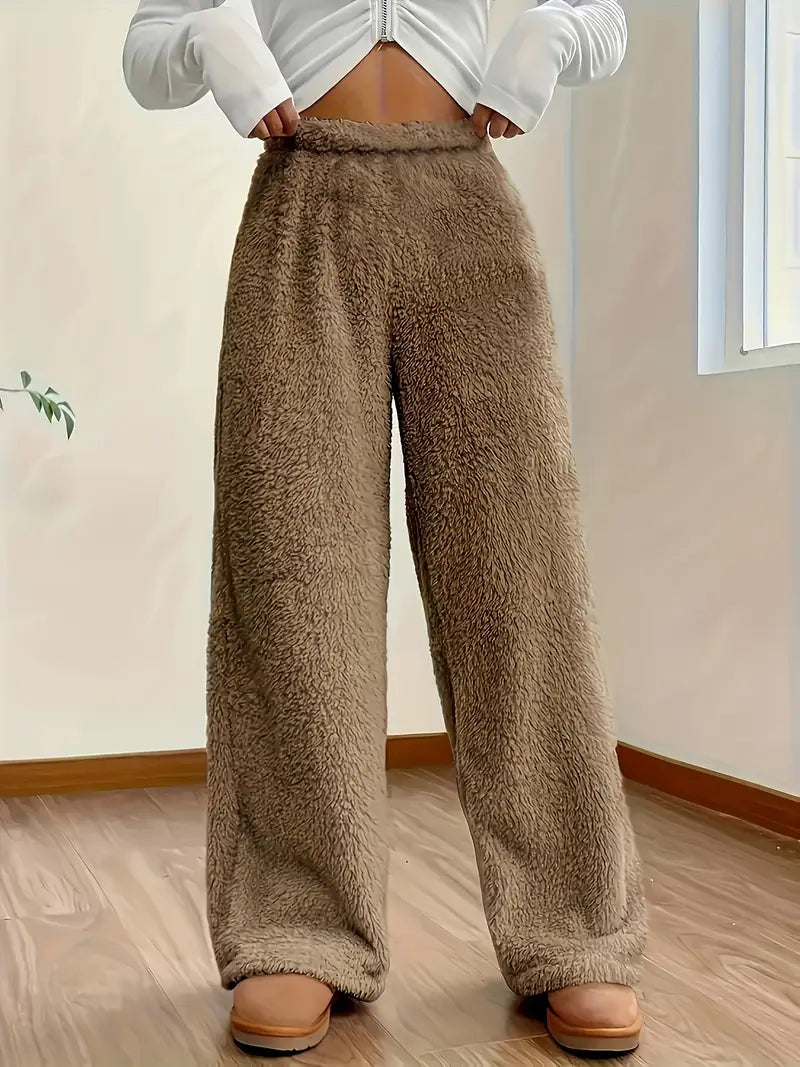 Solid Fleece Sweater High