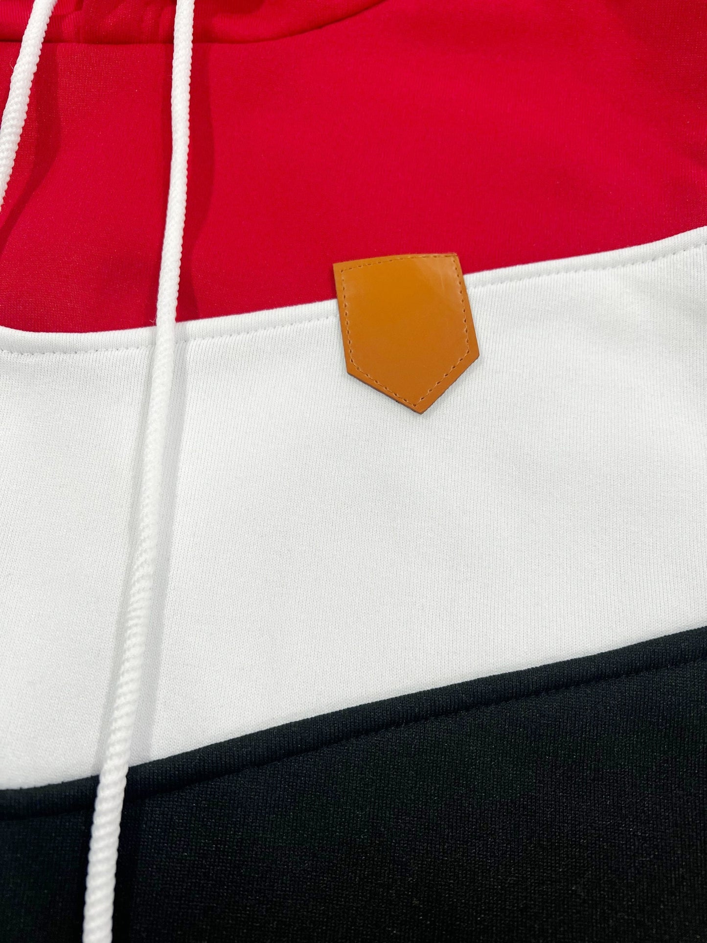 Color Block Hoodie, Cool Hoodies For Men, Men's Casual Classic Design Pullover Hooded Sweatshirt With Kangaroo Pocket Streetwear For Winter Fall, As Gift