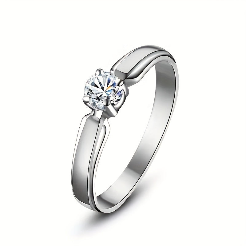 Modern Ring with Gold-tone