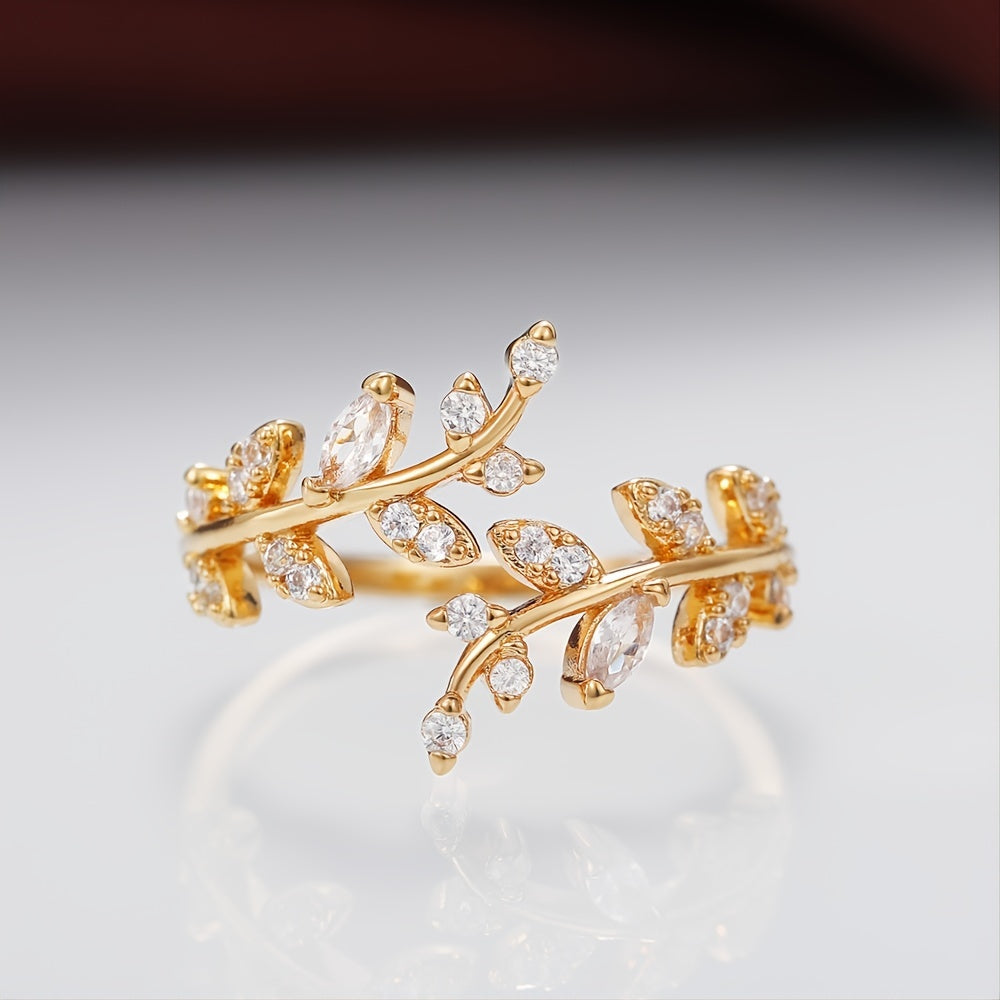 Timeless Ring with Gold-tone