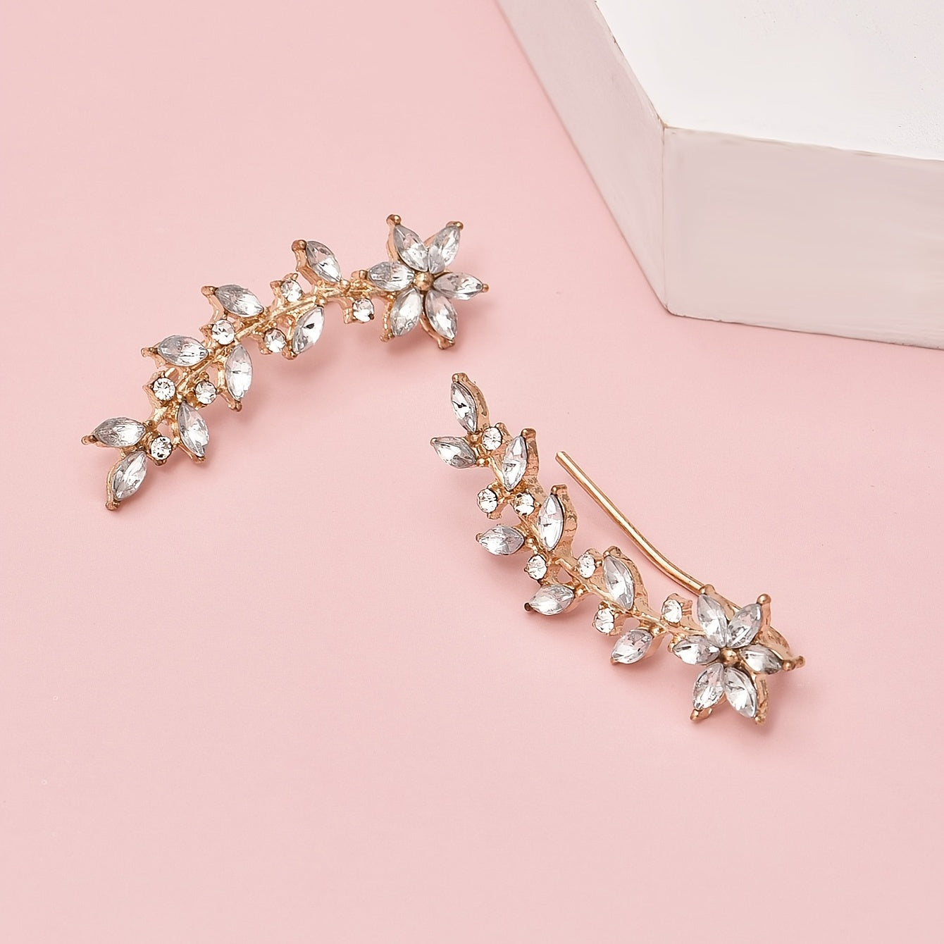 Boho Earrings with Gold-tone