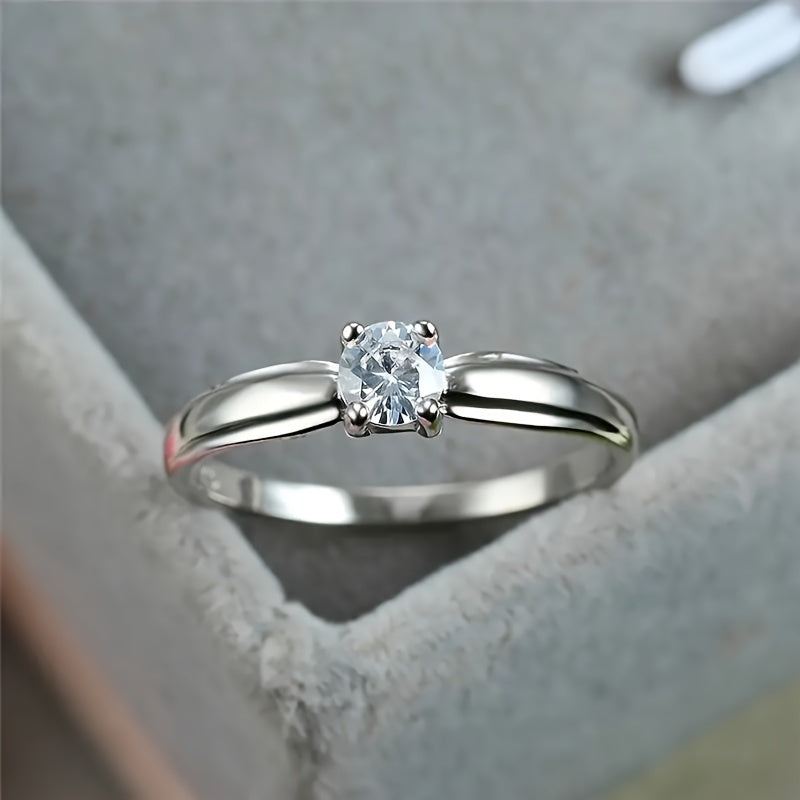 Modern Ring with Gold-tone