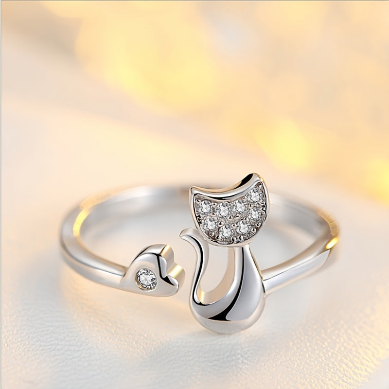 Vintage Ring with Gold-tone