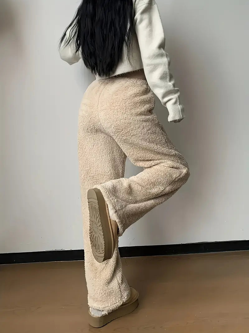Solid Knit Sweater Solid High Waist