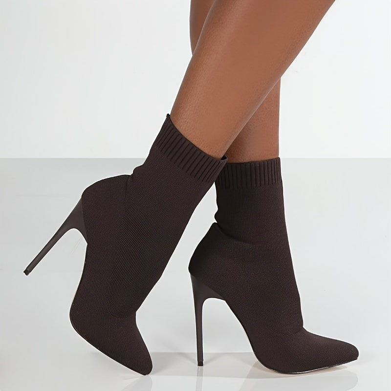 Timeless Beige Ankle Boots with Stiletto