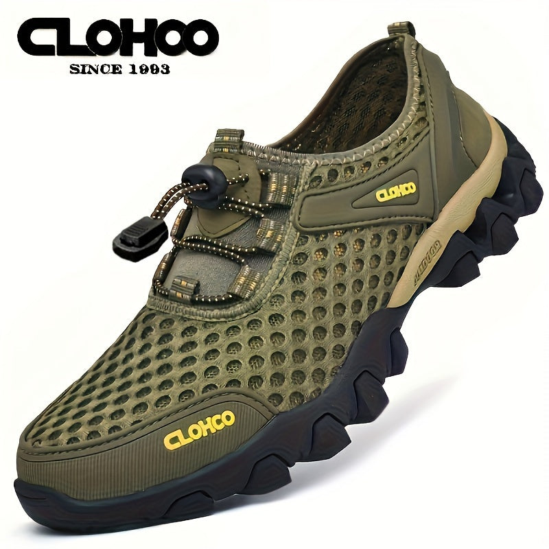 CLOHOO Men's Breathable Casual Sneakers - Comfortable, Durable Walking Shoes with Soft Sole for Outdoor & Casual Attire, CLOHOO