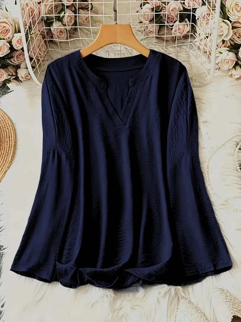 Solid Polyester Sweater Olive