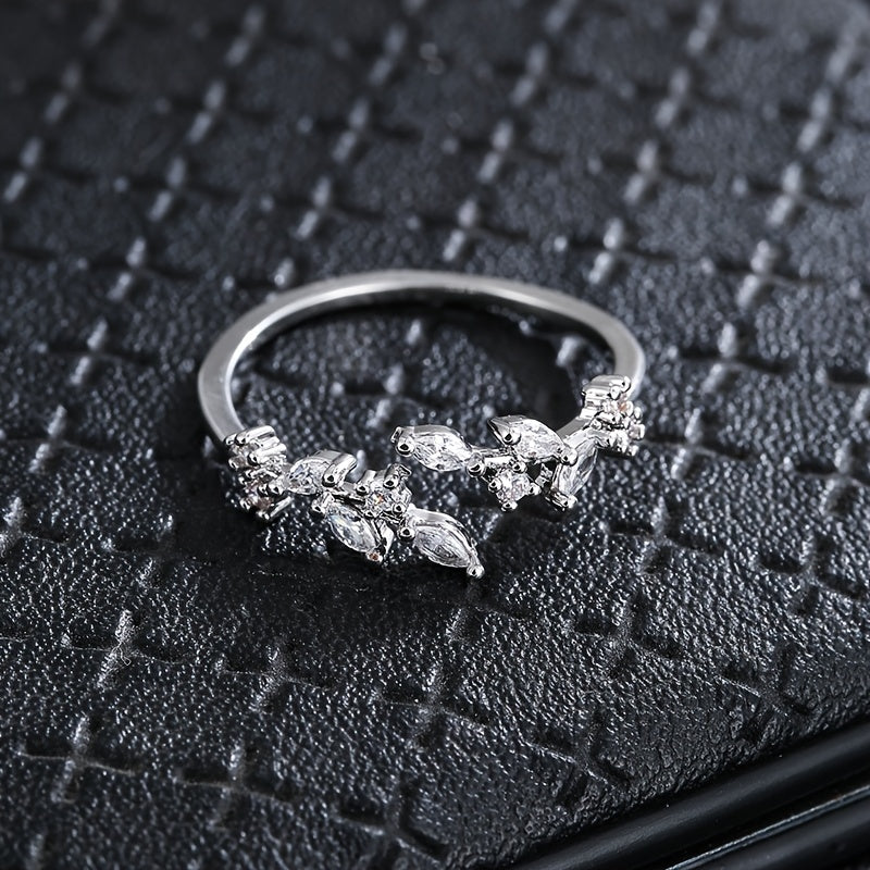 Evening 1-Piece Ring Set with Gold-tone