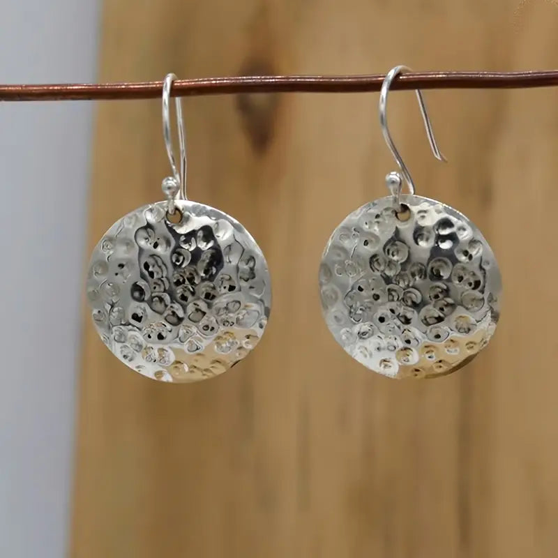 Modern Earrings with Gold-tone