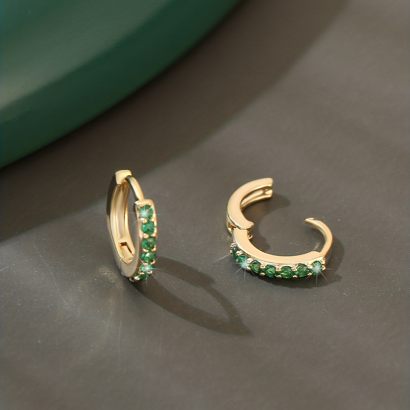 Boho Earrings with Gold-tone