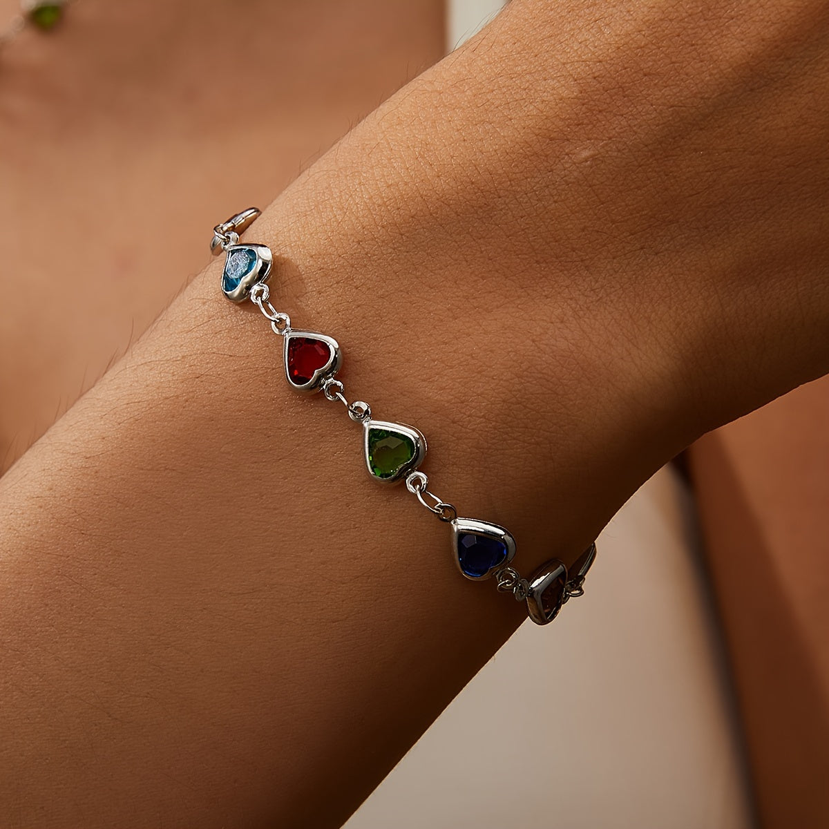 Modern 1-Piece Bracelet Set with Gold-tone