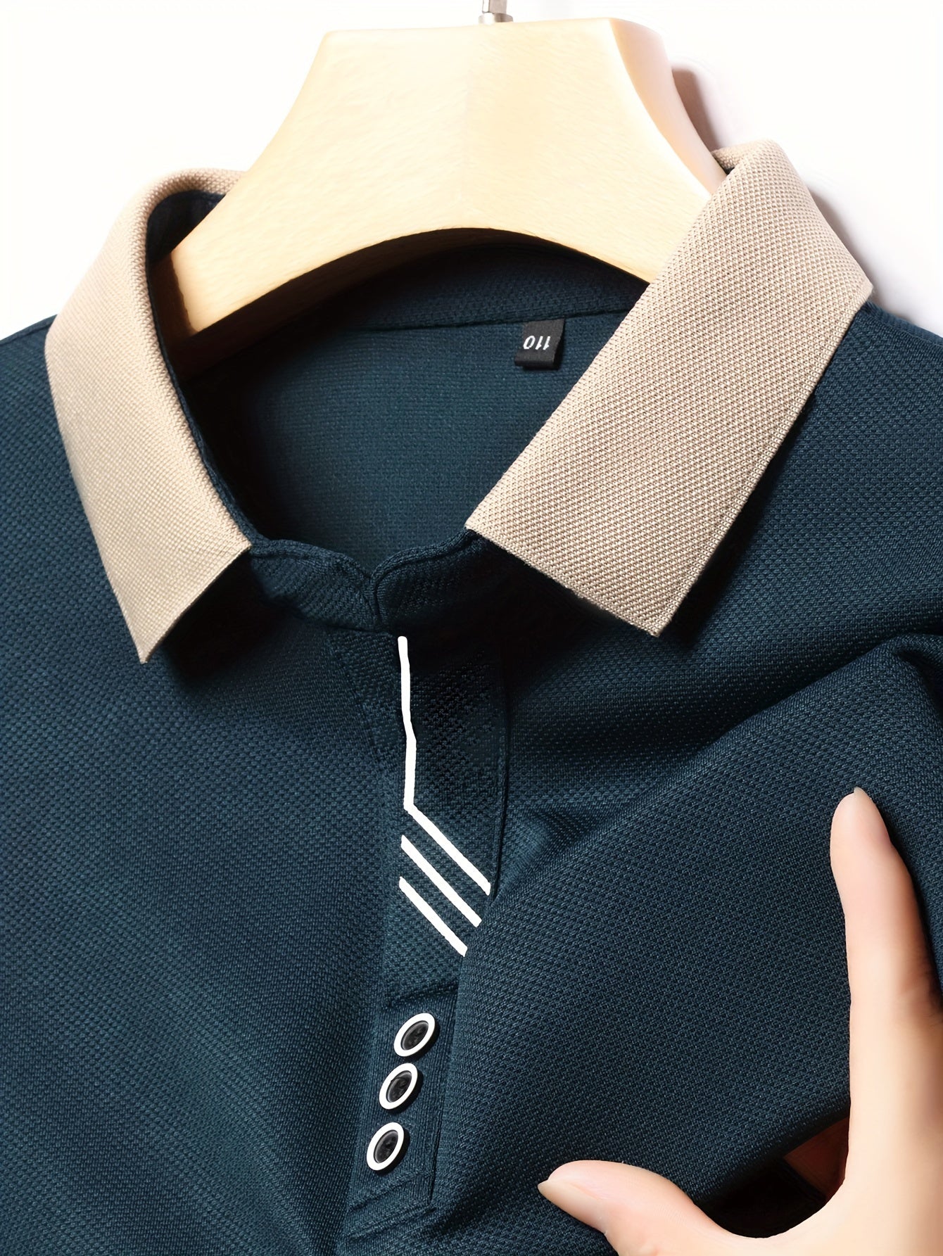 Men's Lightweight Long Sleeve Shirt - Breathable, Stretch Fabric for Golf & Business Casual Wear