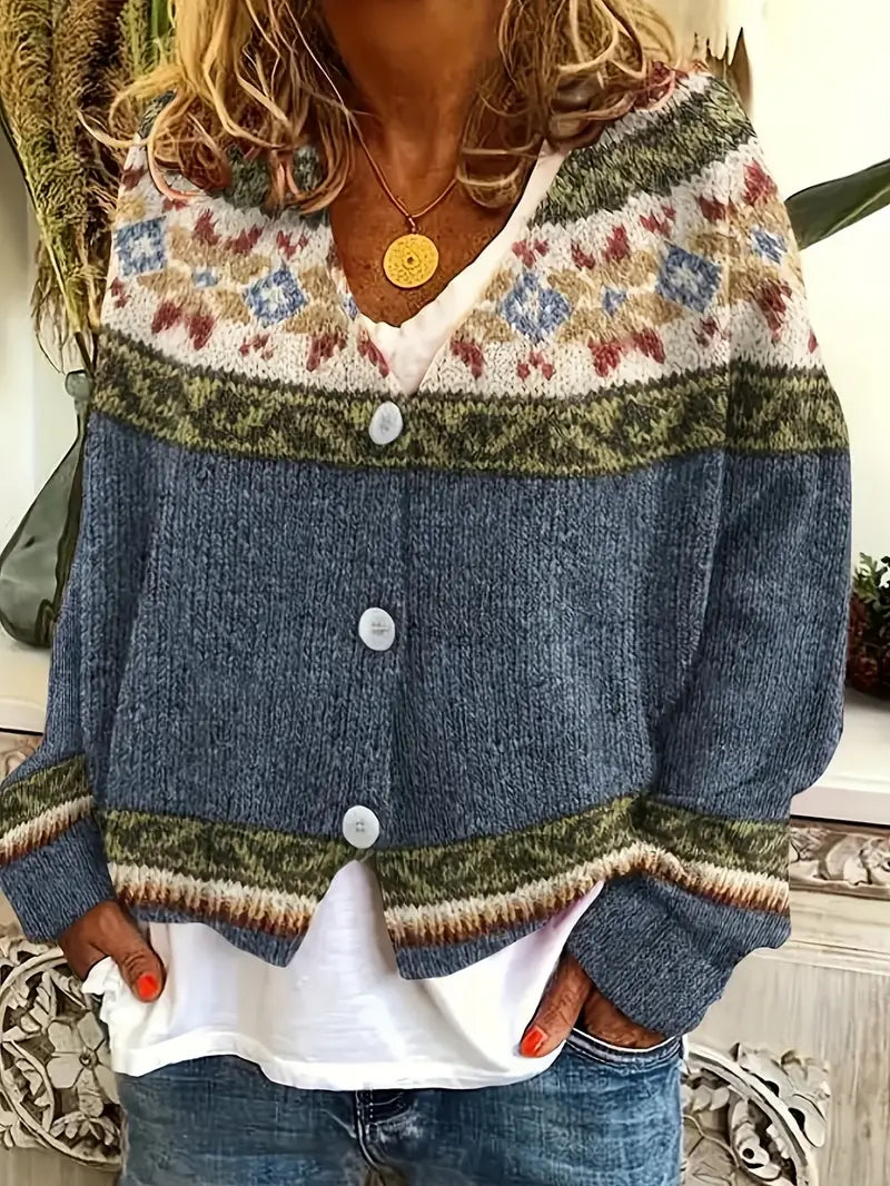 Striped Knit Cardigan