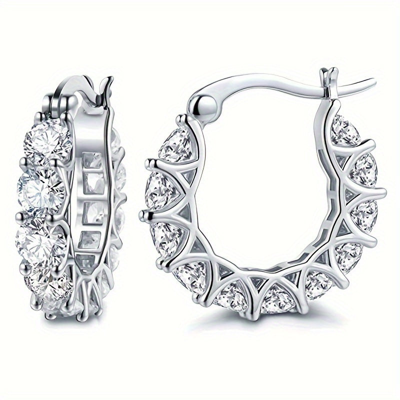 Vintage Earrings with Gold-tone