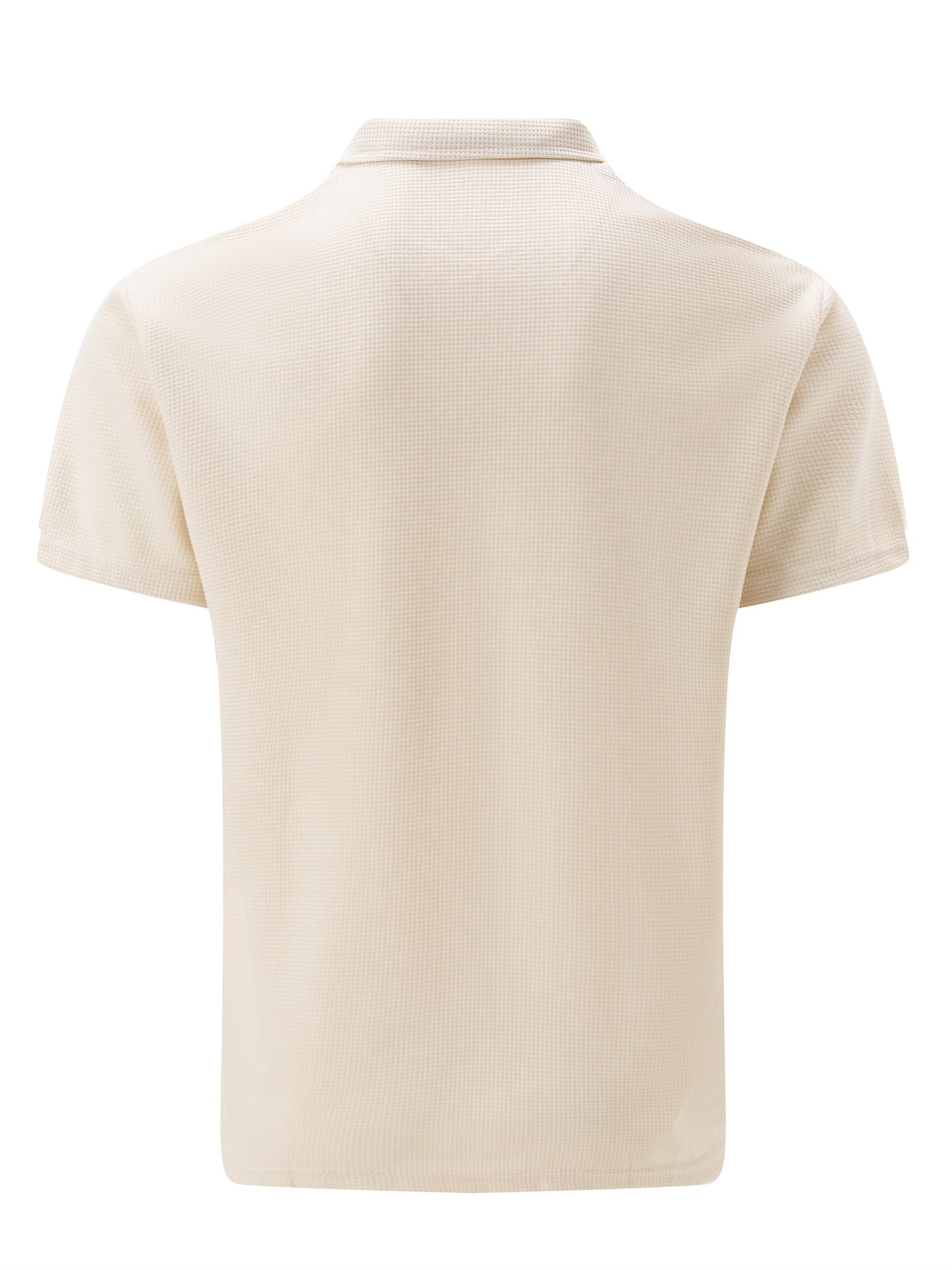 Men's Solid Short Sleeve Zipper Shirt, Casual Male Shirt For Summer Outdoor, Gift For Men