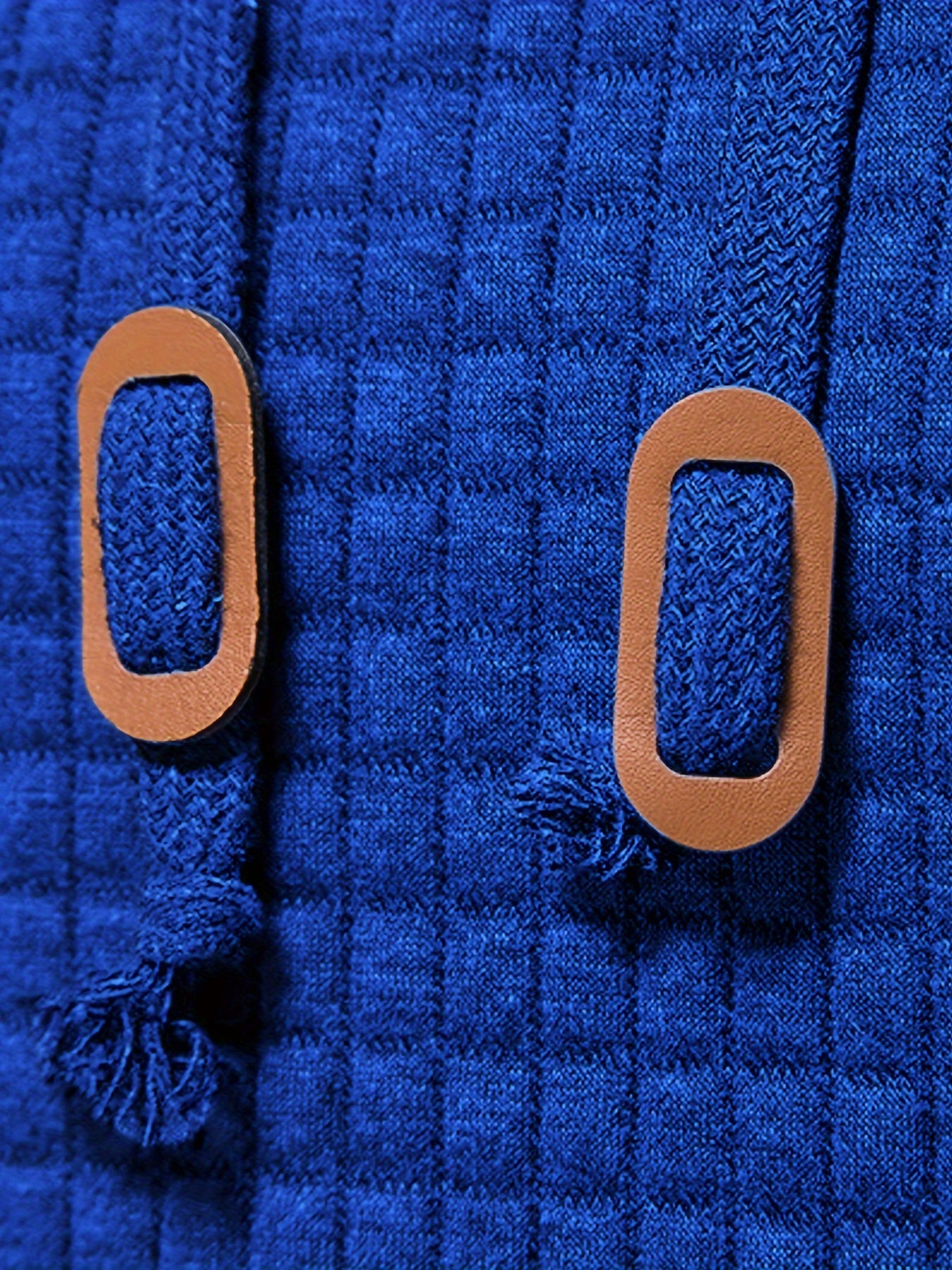 Men's Sporty Hooded Sweatshirt - Navy Blue with Copper Bow Accents, Regular Fit, Machine Washable, High-Quality Fabric for Casual & Athletic Wear, Sweater Hoodie, Everyday Comfort, Textured Knit Fabric