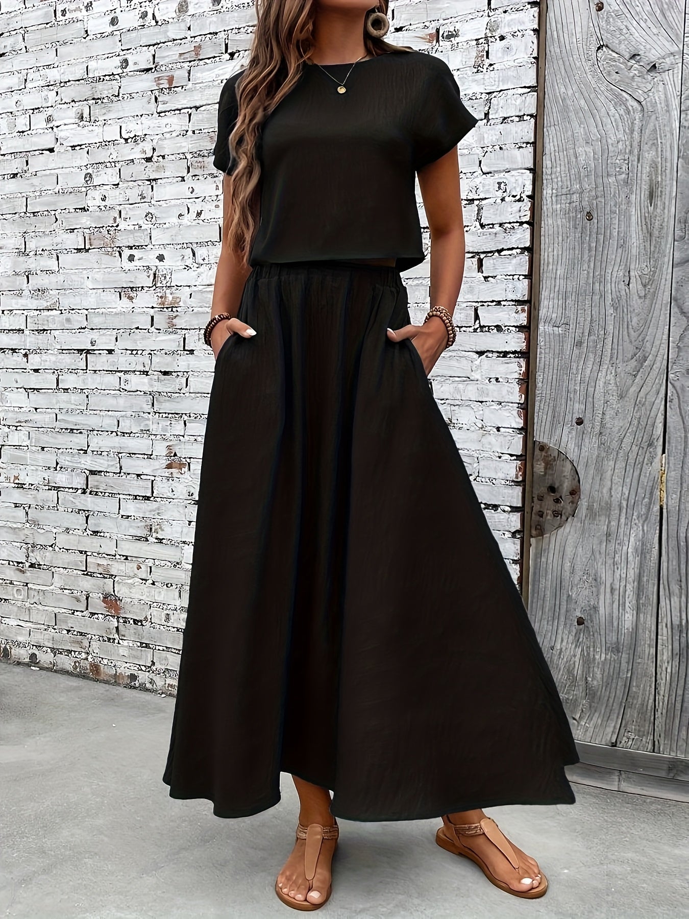 Chic Everyday Blouse 2-Piece Set