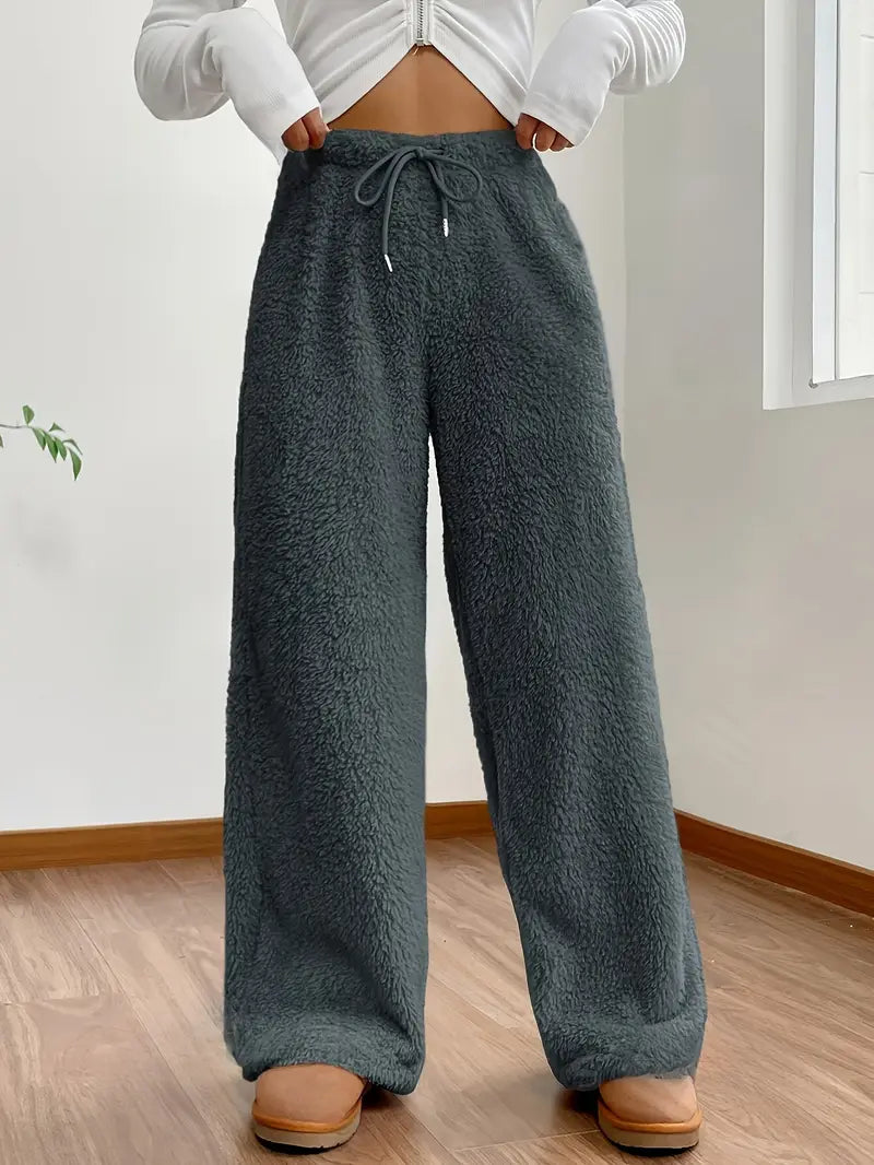 Solid Fleece Sweater High
