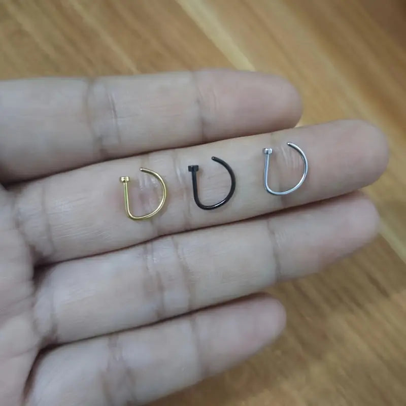 Modern Ring with Gold-tone