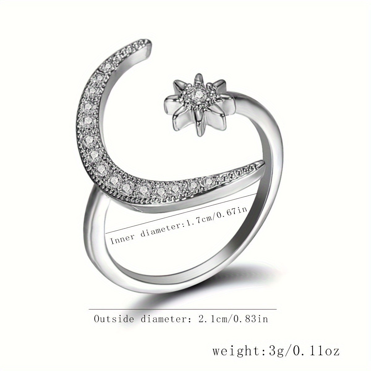 Modern Ring with Gold-tone