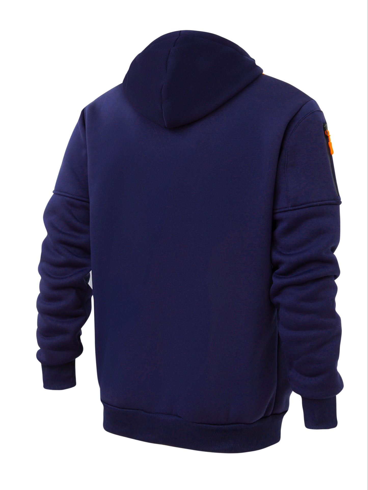 Men'S Heavyweight Hooded Jacket - Full-Zip Front Closure, Hooded Sportswear Coat for Gym, Running, Casual Outfits - Machine Washable Outerwear for Fall/Winter - Available in Black/Gray/Blue/Red/ - Ideal for Everyday & Formal Events,