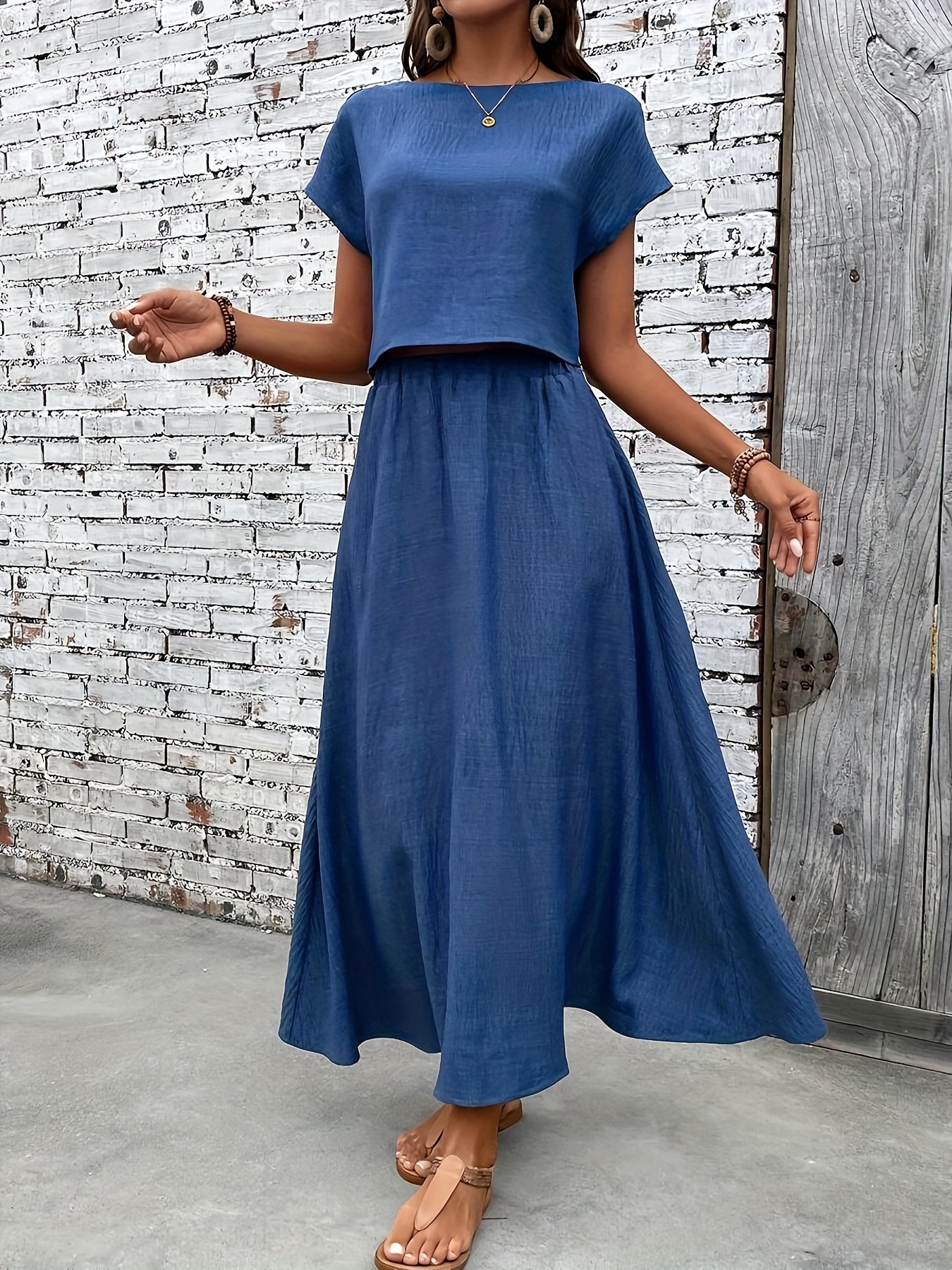 Chic Everyday Blouse 2-Piece Set