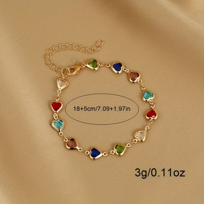Modern 1-Piece Bracelet Set with Gold-tone