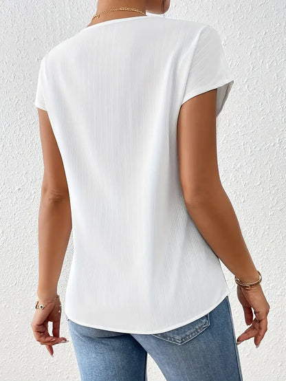 Solid Polyester Sweater