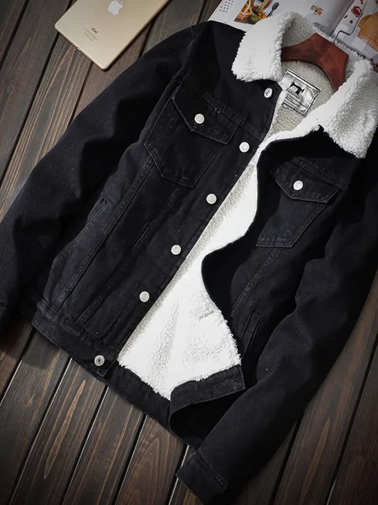 Fleece Polyester Cotton Long Sleeve Jacket