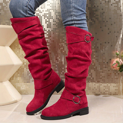 Elegant Red Heels with Platform