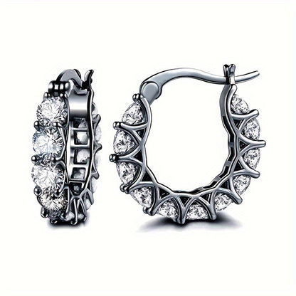 Vintage Earrings with Gold-tone