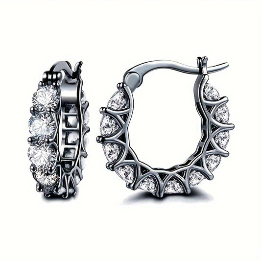 Vintage Earrings with Gold-tone