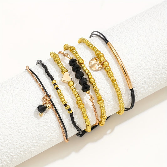 Modern 7-Piece Jewelry Set with Sparkling stones